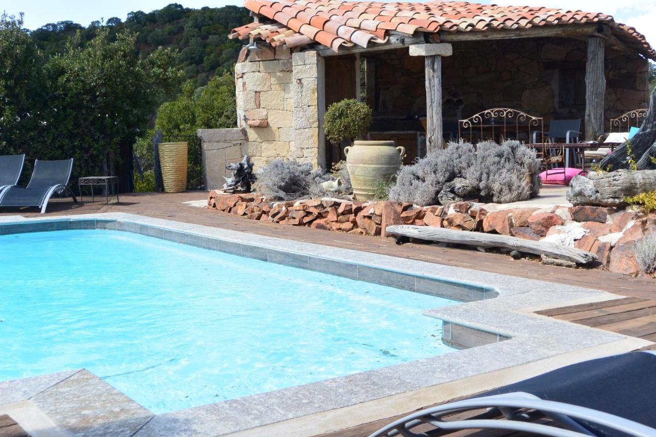 Villa Carole Piscine Privee Spa Fautea Zonza Eksteriør billede